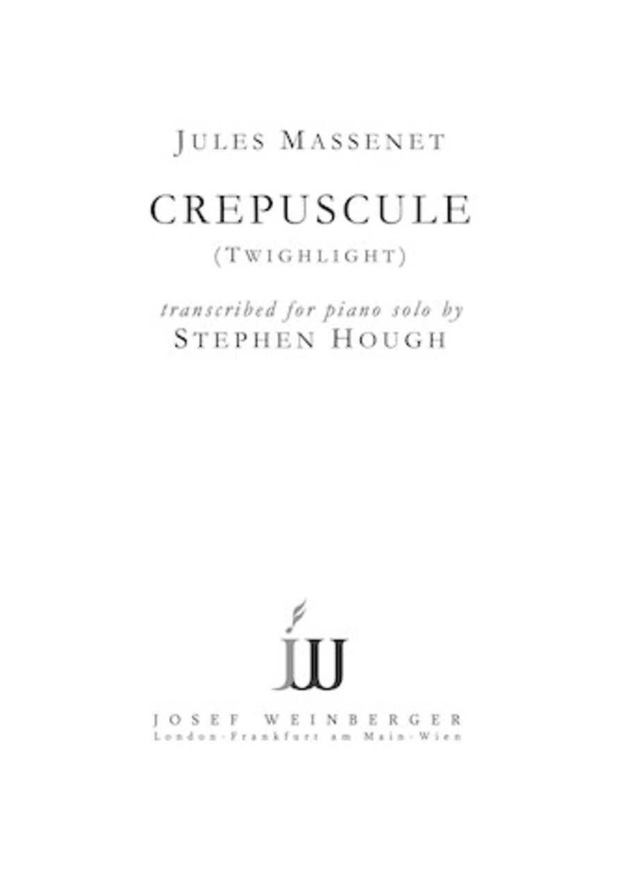 Crepuscule (Twilight) Piano Solo scores gallery preview page 1