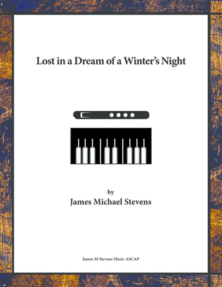 Book cover for Lost in a Dream of a Winter's Night - Flute & Piano