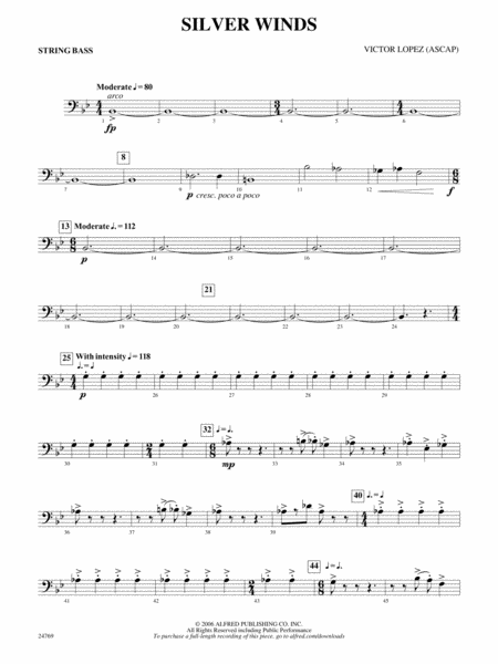 Silver Winds: String Bass