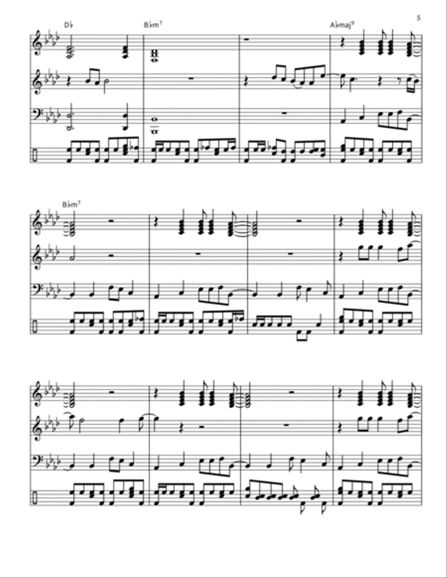 Crystal Blue Persuasion Small Ensemble scores gallery preview page 5