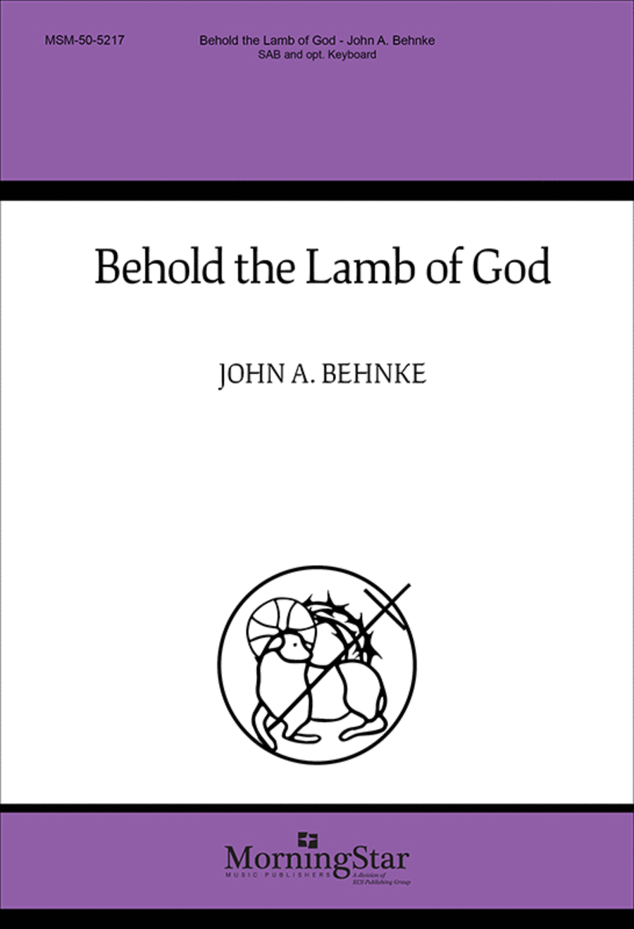 Behold the Lamb of God 3-Part scores gallery preview page 1