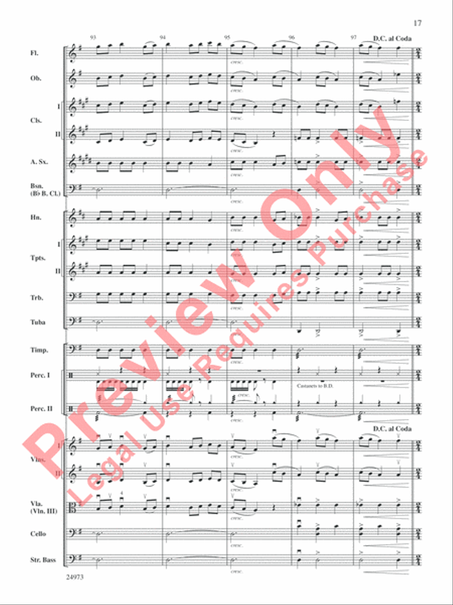 Capriccio Espagnol Full Orchestra scores gallery preview page 18