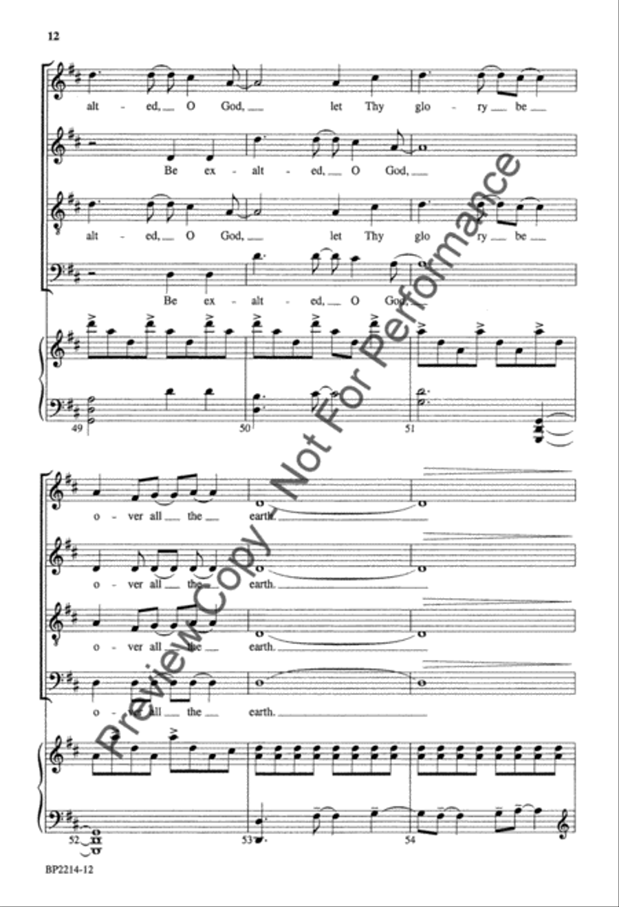 Awake, My Soul - Hagenberg 4-Part scores gallery preview page 11