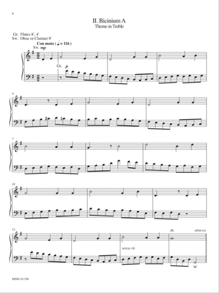 Partita on Foundation Organ scores gallery preview page 4