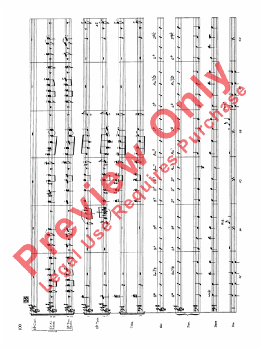 Original Big Band Sounds Big Band scores gallery preview page 101