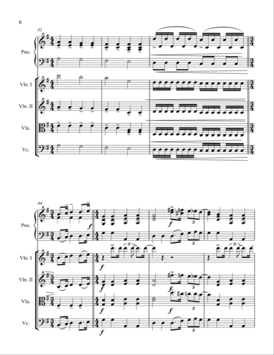 All You Need Is Love All You Need Is Love String Quartet scores gallery preview page 6