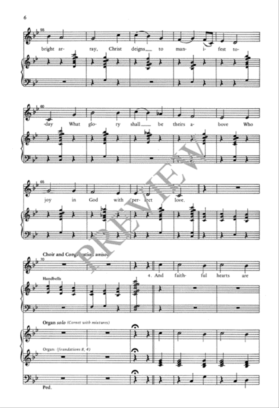 O Wondrous Type! O Vision Fair! 4-Part scores gallery preview page 6