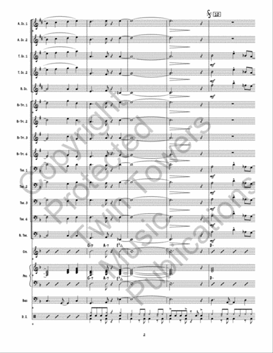 Bossalite Bossalite Jazz Ensemble scores gallery preview page 3