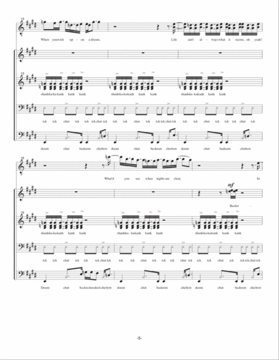 Shining Star 4-Part scores gallery preview page 5