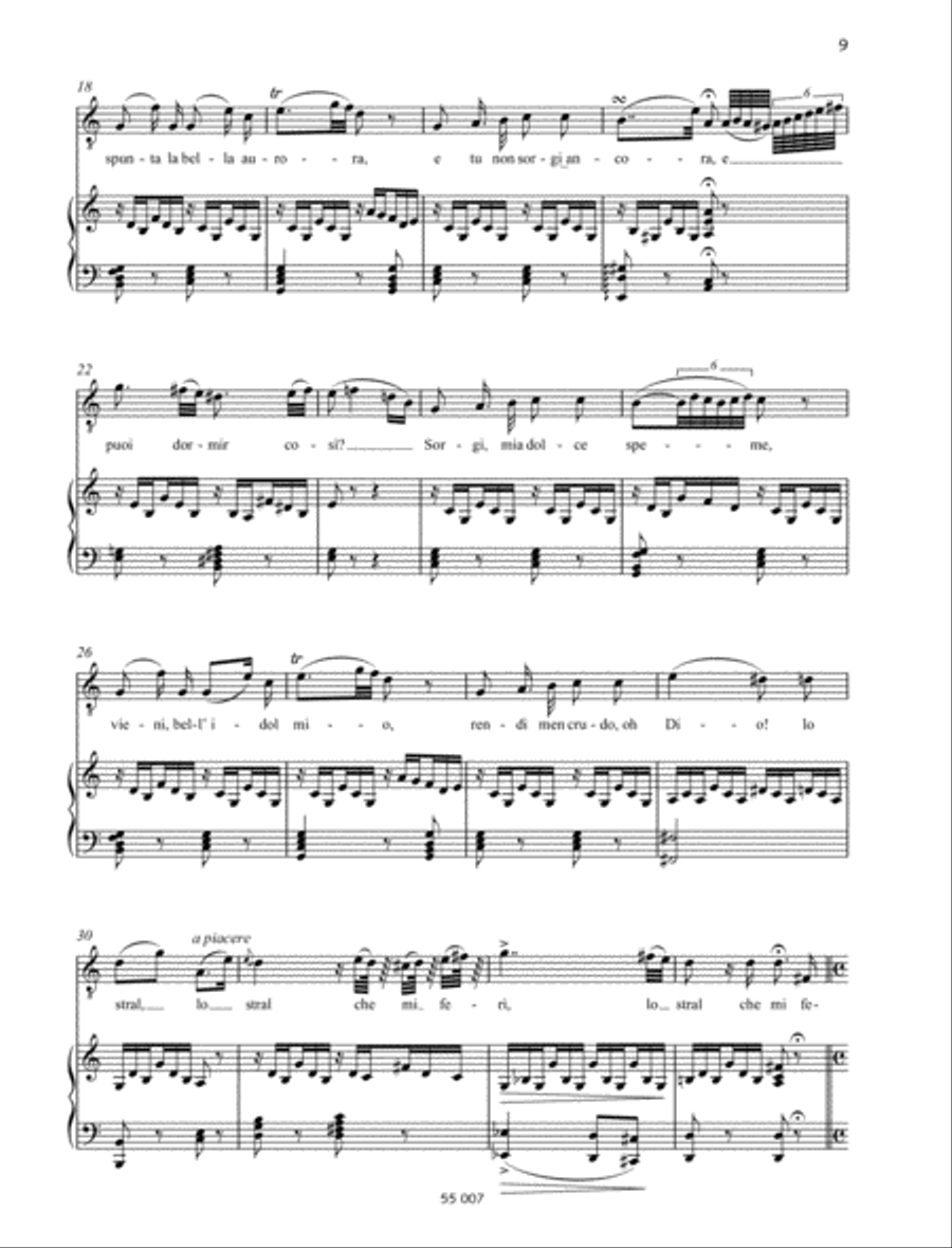 Ecco ridente in cielo Tenor Voice scores gallery preview page 2