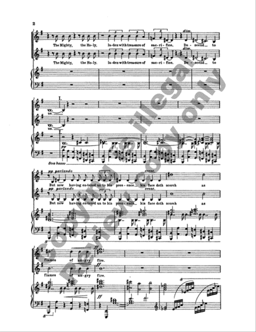 Choral Hymns from the Rig-Veda, Group 2 2-Part scores gallery preview page 3