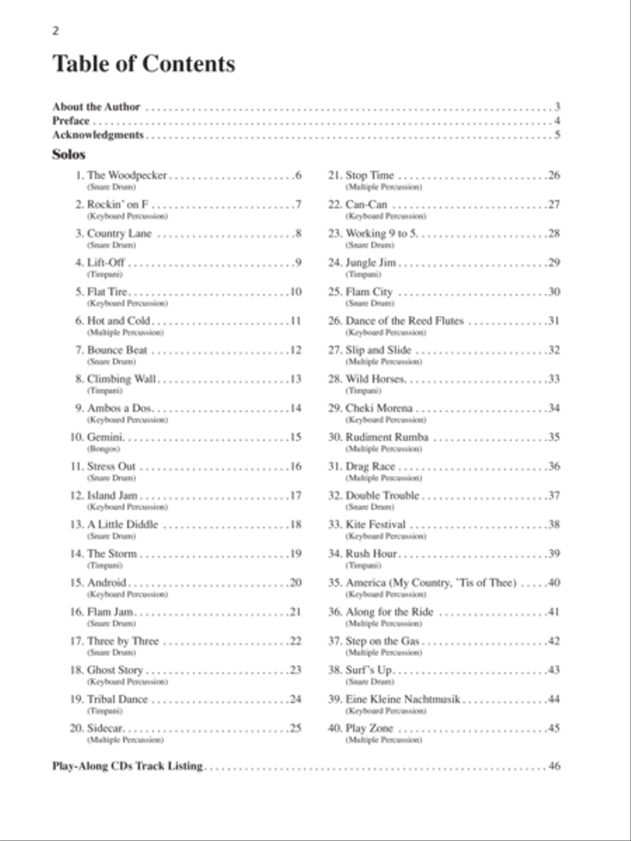 Solo Expressions for the Beginning Percussionist Percussion scores gallery preview page 2