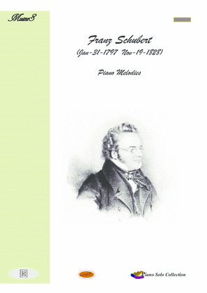 Book cover for Schubert Piano Melodies