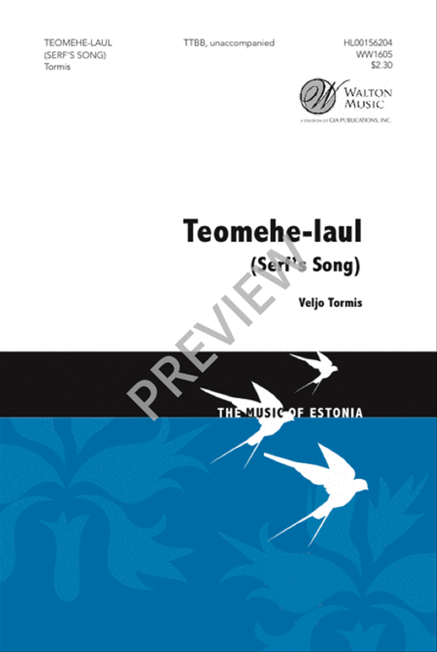 Teomehe-laul Teomehe-laul TTBB scores gallery preview page 2