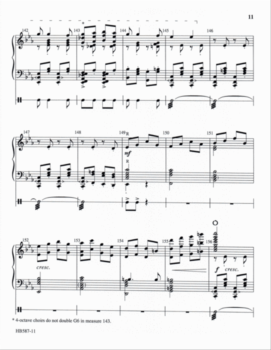 Lift Up the Gates Eternal 5-Octaves scores gallery preview page 11