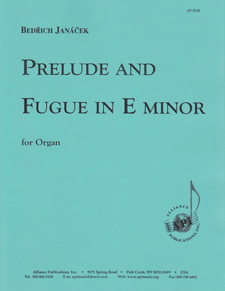 Book cover for Prelude And Fugue In E Minor - Org