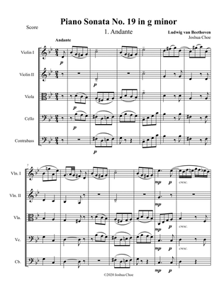 Piano Sonata No. 19, Movement 1