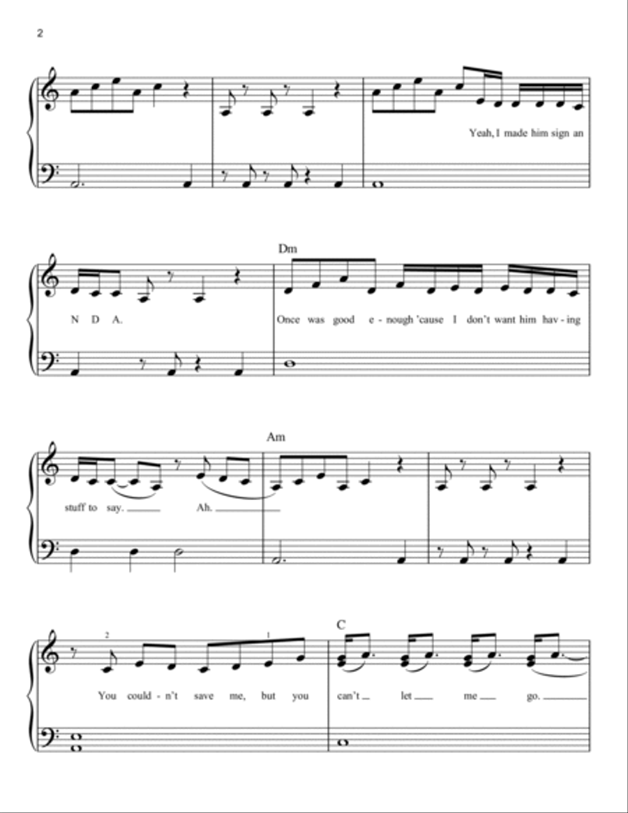 NDA Easy Piano scores gallery preview page 2