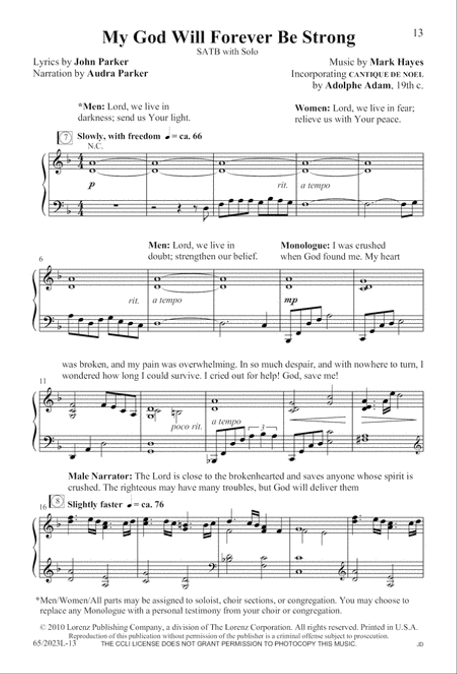 Child of Hope 4-Part scores gallery preview page 14