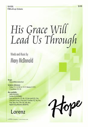Book cover for His Grace Will Lead Us Through