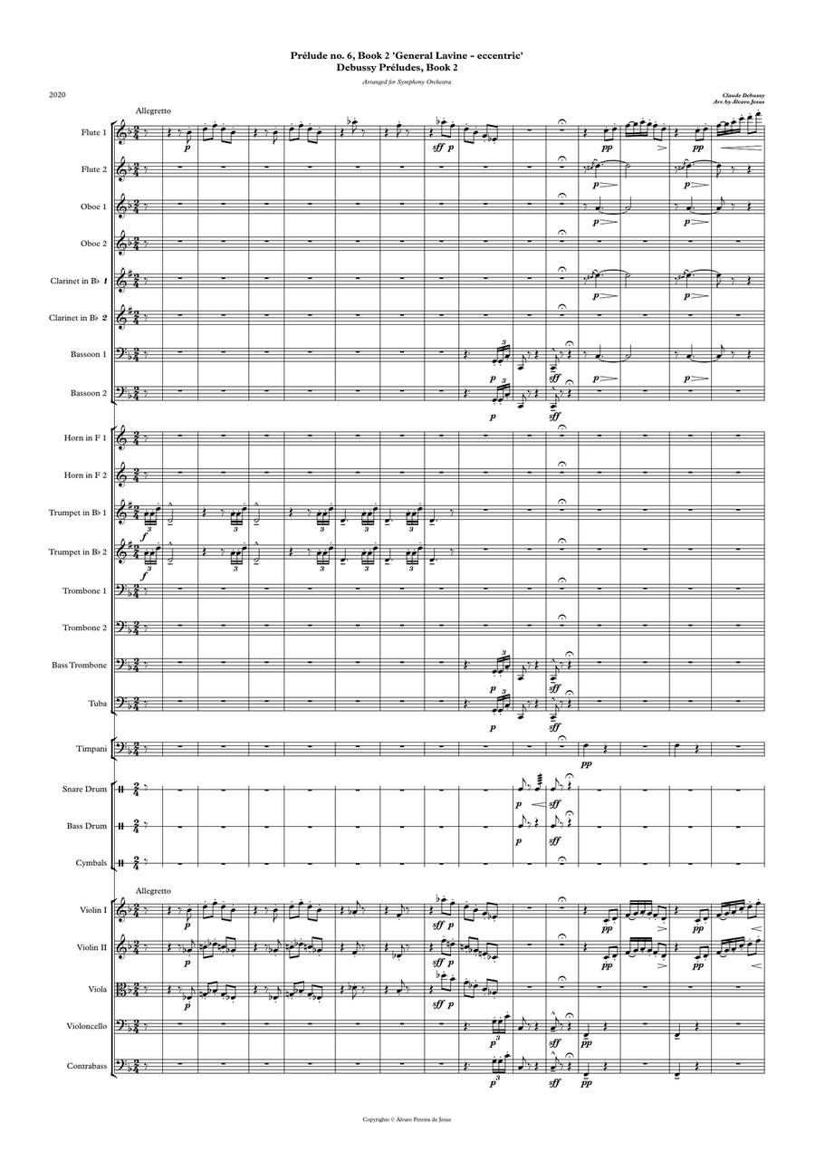 Prelude - Debussy Prelude - Debussy Full Orchestra scores gallery preview page 2