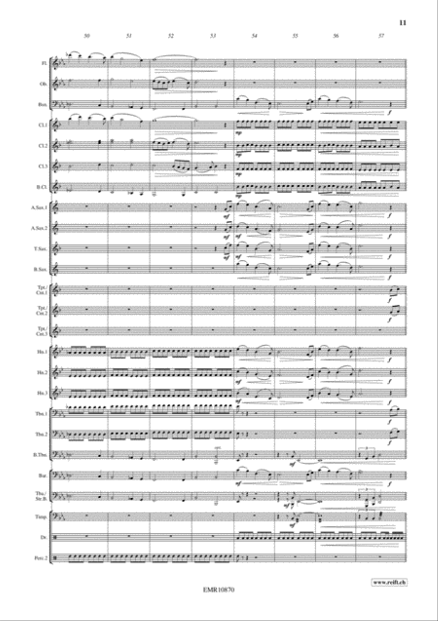 Prelude To A New Age Concert Band scores gallery preview page 12