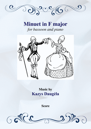 Minuet in F major for Bassoon and Piano