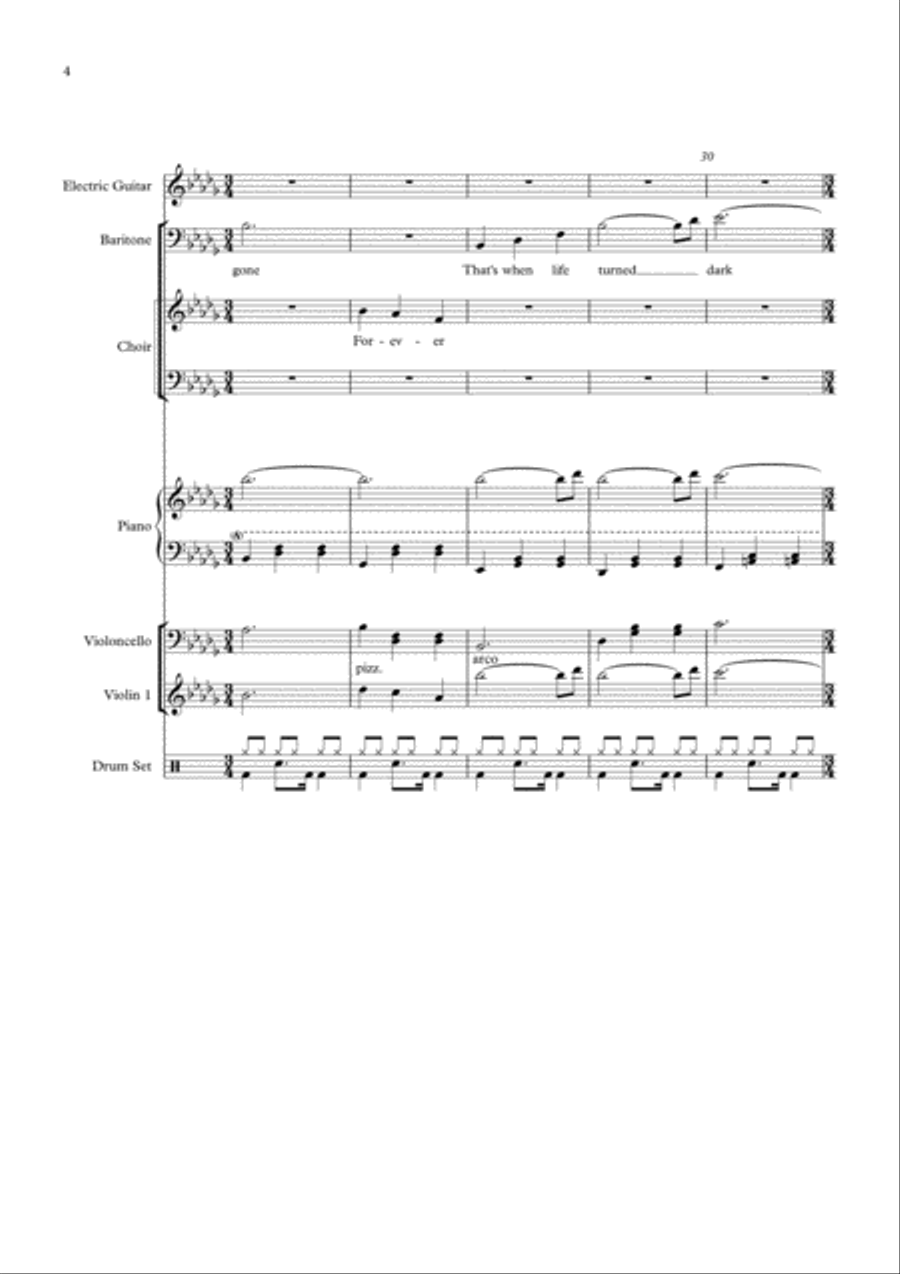 You're Not There You're Not There Choir scores gallery preview page 4