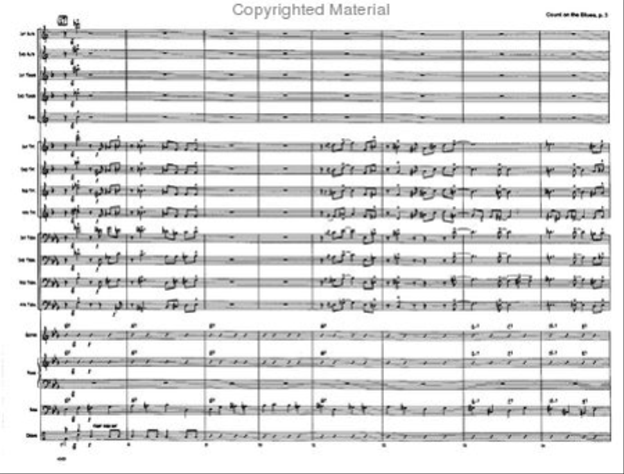 Count on the Blues Count on the Blues Jazz Ensemble scores gallery preview page 4