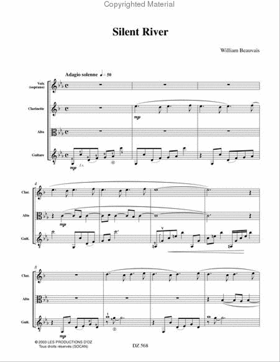 Silent River Silent River Classical Guitar scores gallery preview page 2