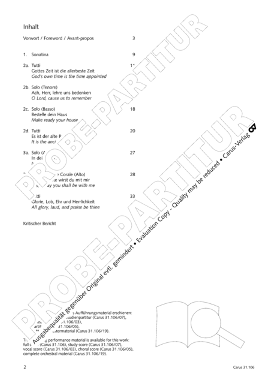 God's own time is the time appointed (Gottes Zeit ist die allerbeste Zeit) 4-Part scores gallery preview page 3