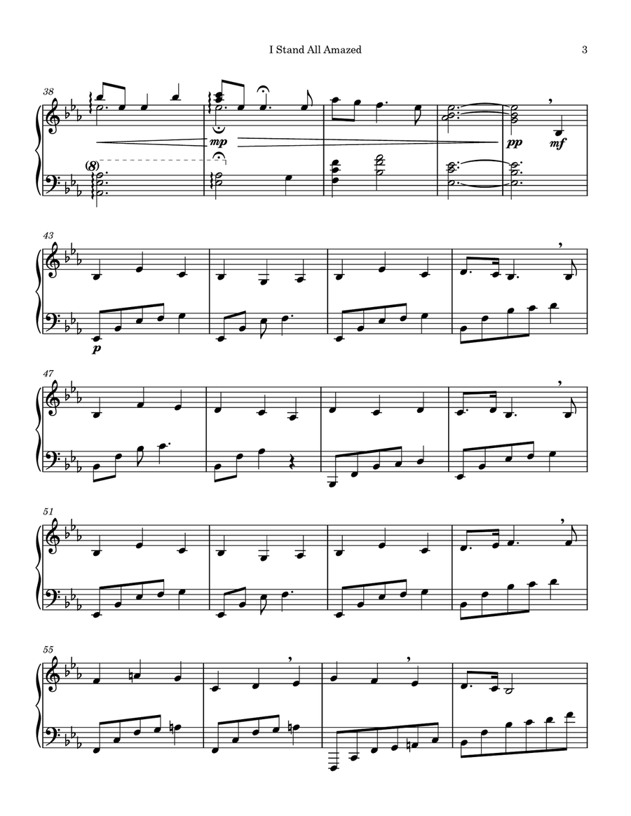 I Stand All Amazed Easy Piano Solo Easy Piano scores gallery preview page 3