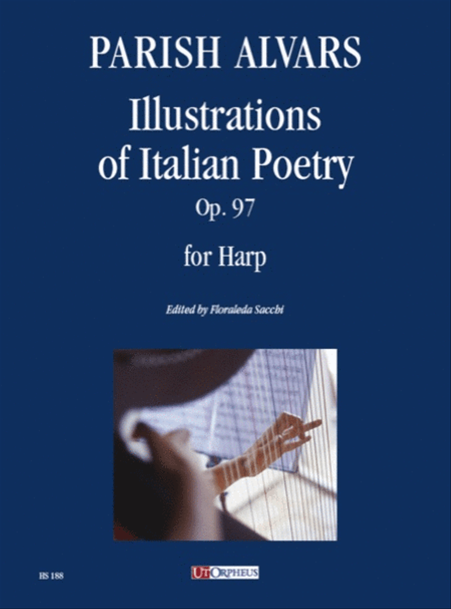 Illustrations of Italian Poetry Op. 97 for Harp Harp scores gallery preview page 1