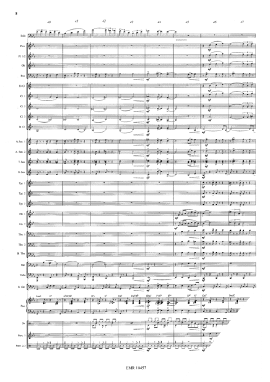 Blue Bone Blue Bone Concert Band scores gallery preview page 9