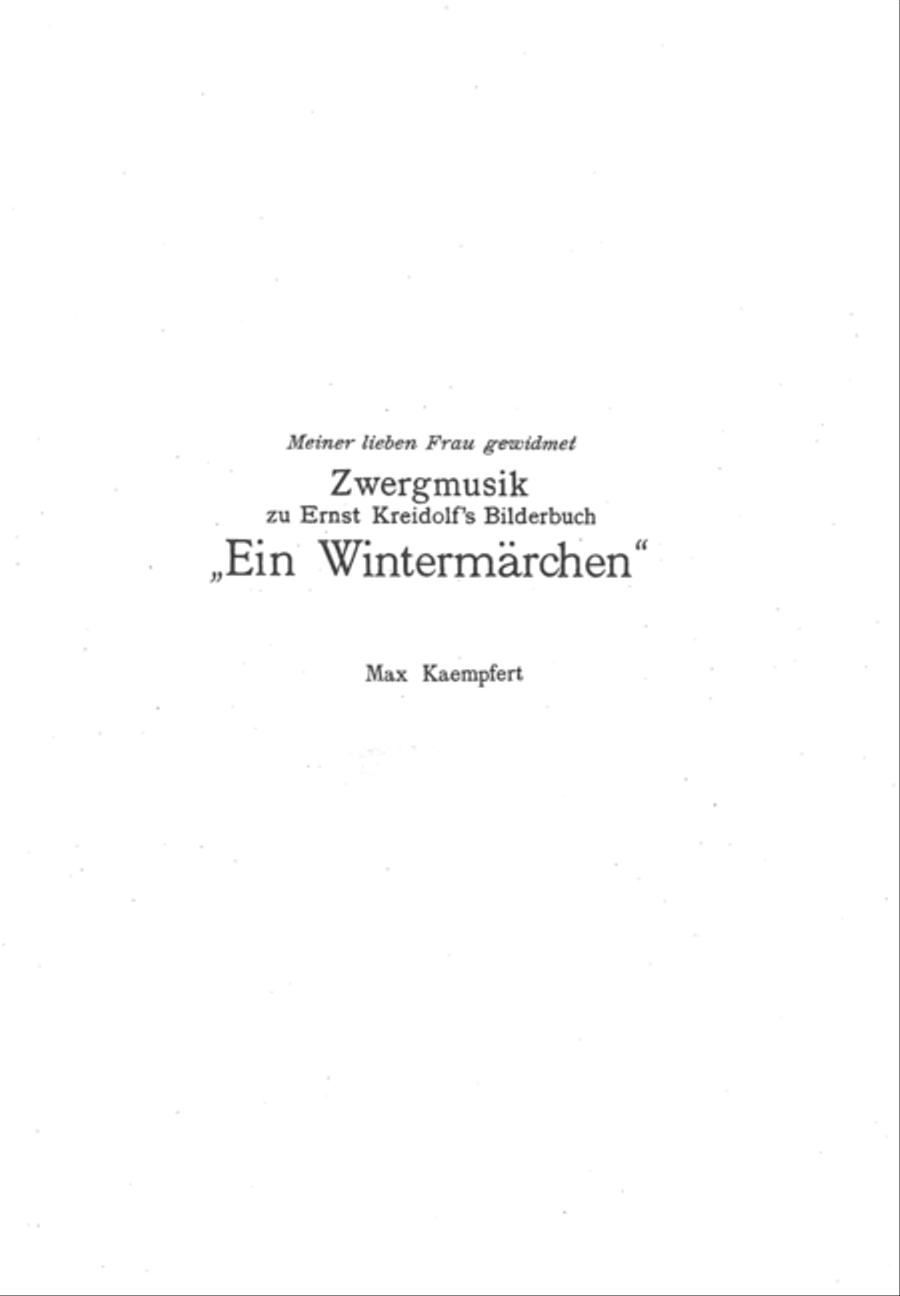 Zwergmusik Set of Parts scores gallery preview page 1