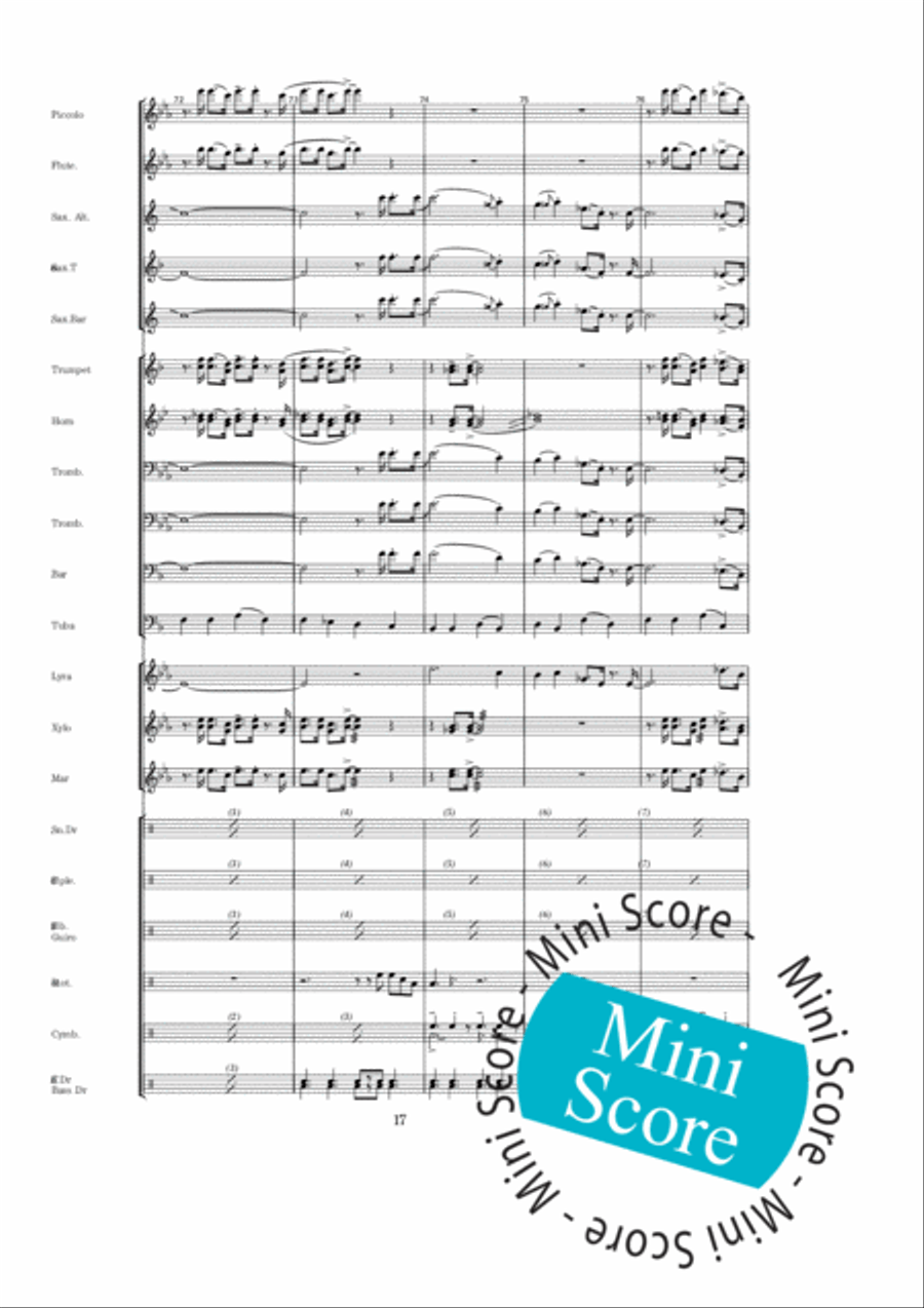 Rosevalley Blues Percussion scores gallery preview page 21