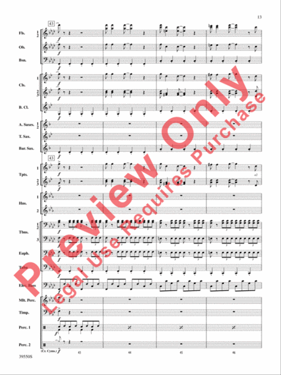The Rolling Stones on Tour Concert Band scores gallery preview page 14