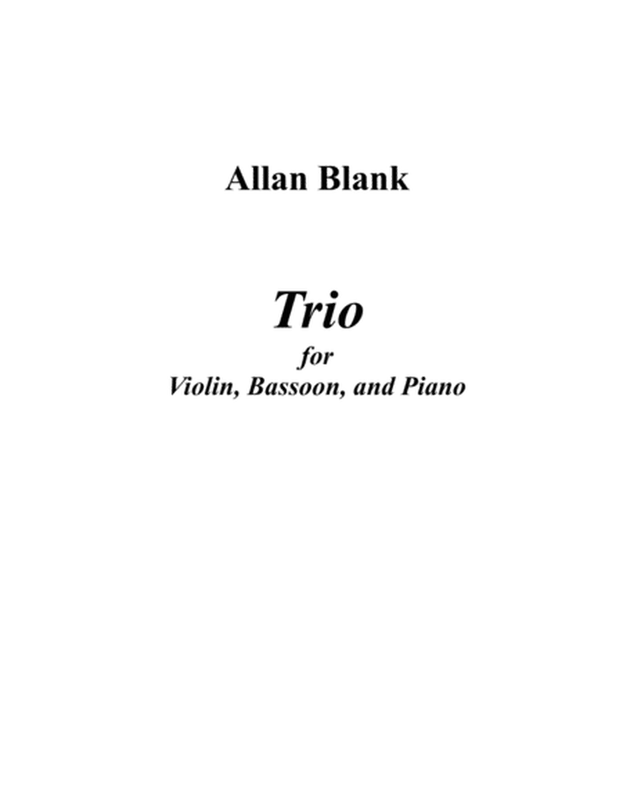 [Blank] Trio for Violin, Bassoon, and Piano