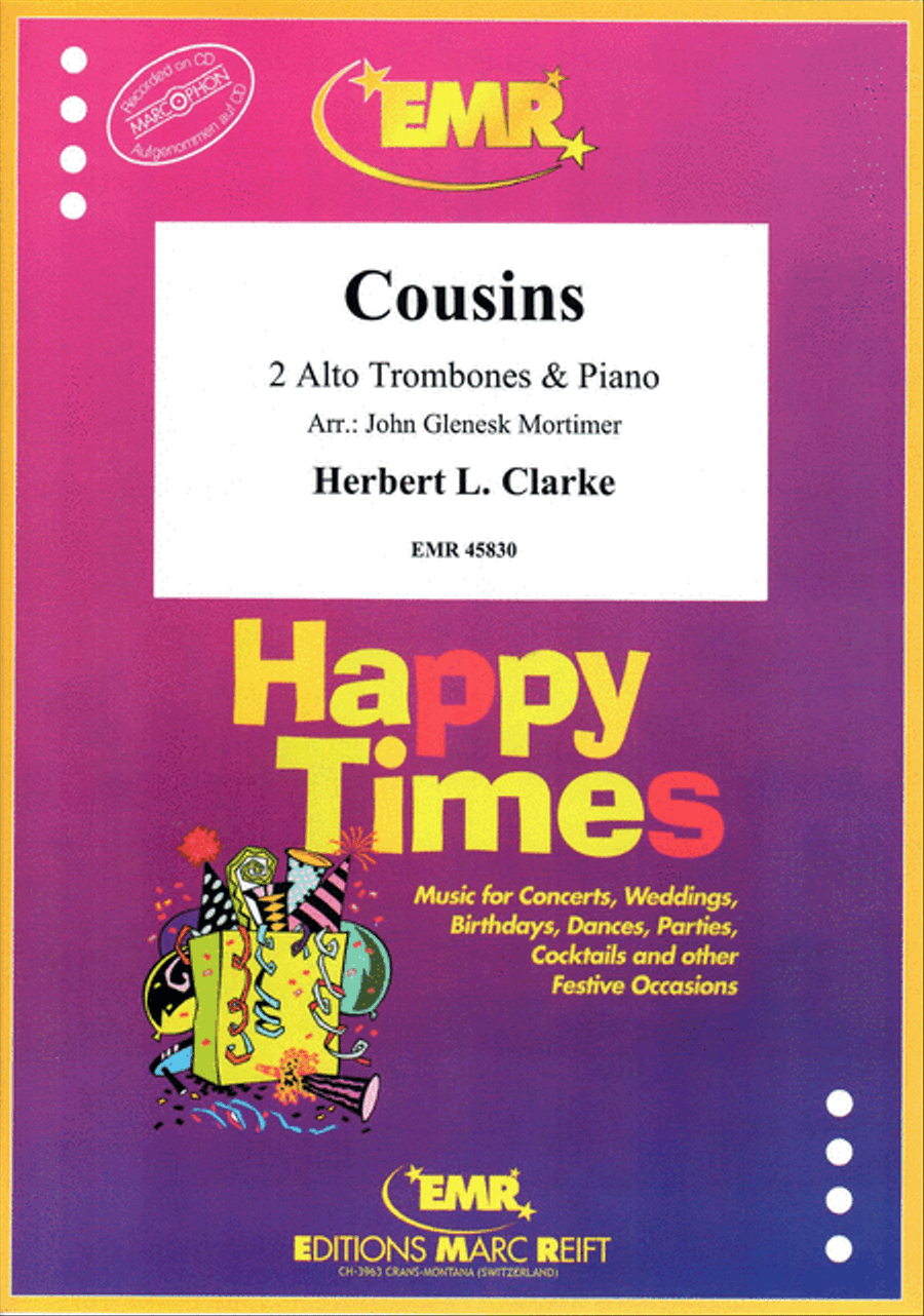 Cousins Piano Accompaniment scores gallery preview page 1