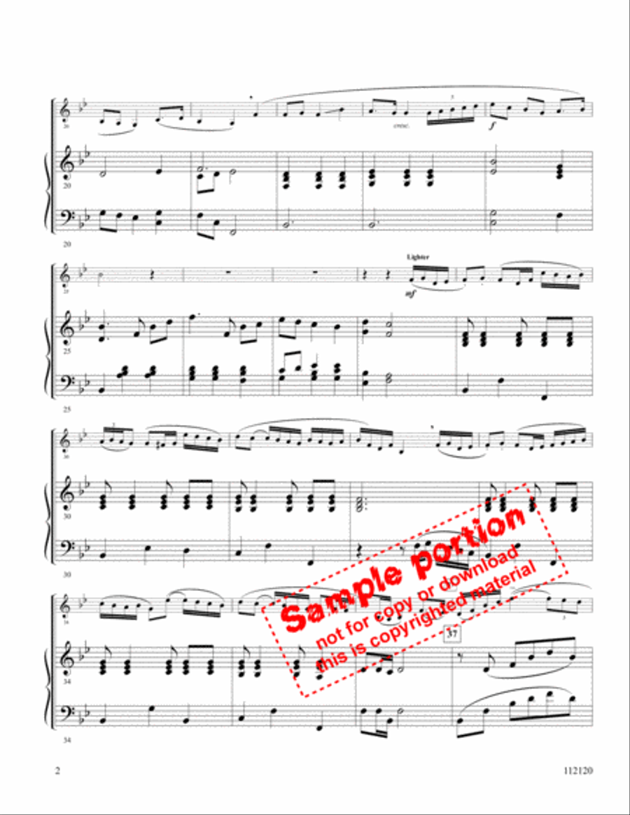 My Faith Has Found A Resting Place Flute scores gallery preview page 3