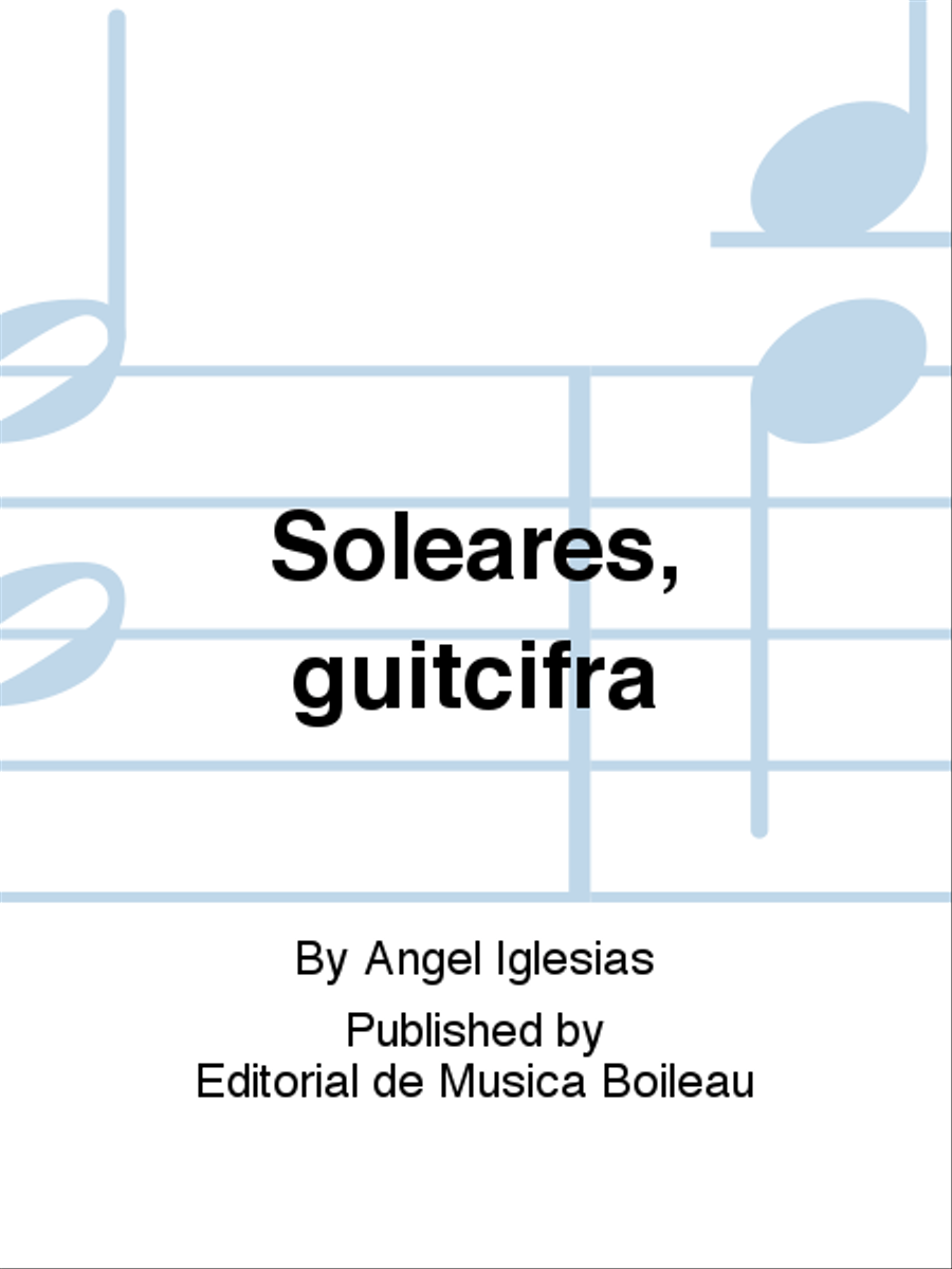 Soleares, guitcifra Guitar scores gallery preview page 1