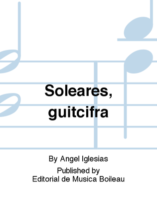 Soleares, guitcifra