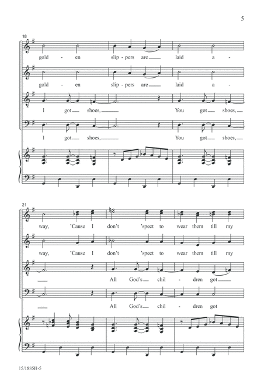 Walk the Streets of Gold Walk the Streets of Gold 4-Part scores gallery preview page 4