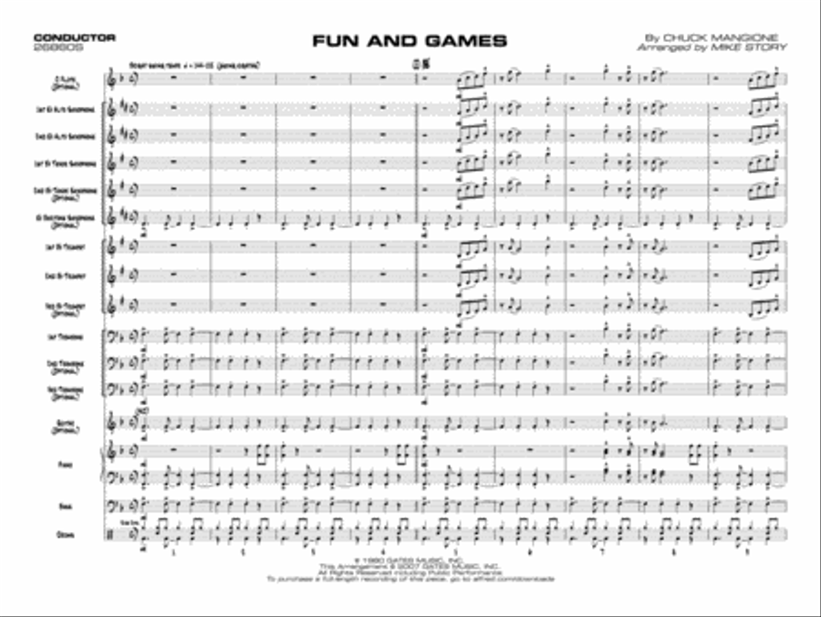 Fun and Games Jazz Ensemble scores gallery preview page 2
