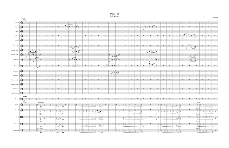 Die Heilege Danke Gesang Full Orchestra scores gallery preview page 1