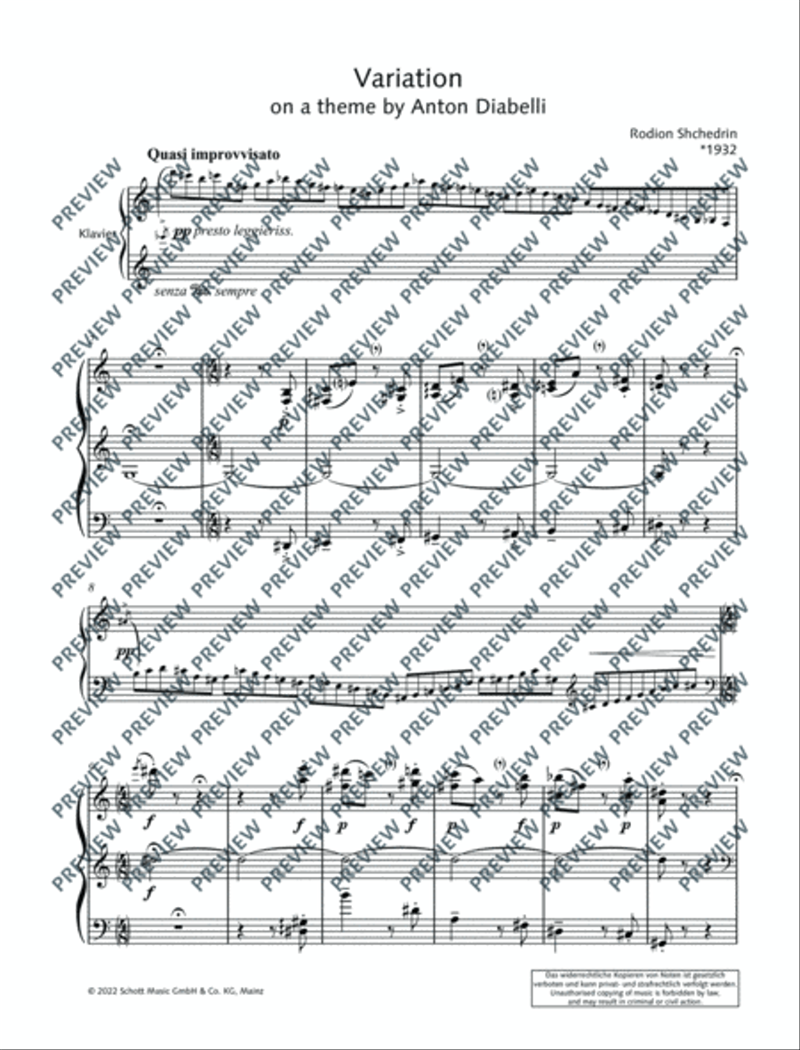 Variation Piano Solo scores gallery preview page 3