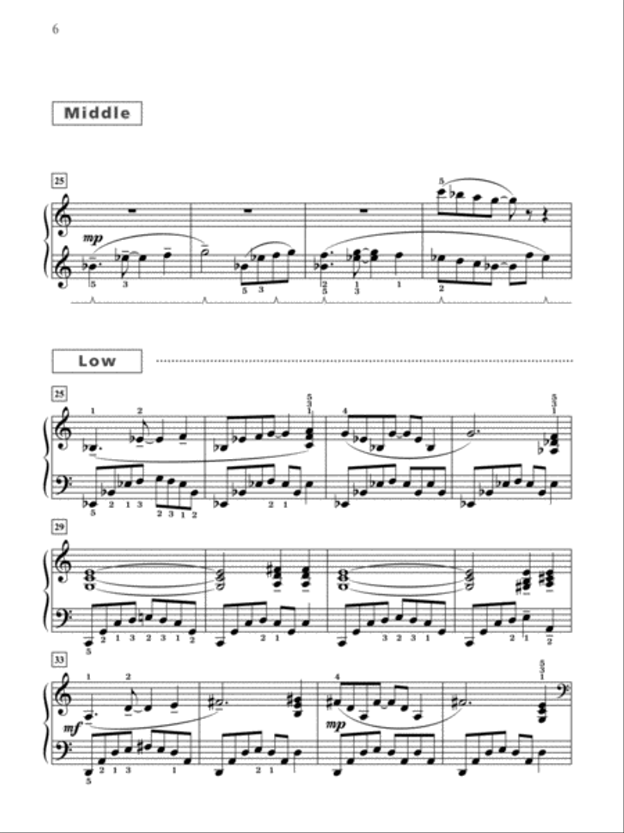 Triumphant Journey - Piano Trio (1 Piano, 6 Hands) Piano Solo scores gallery preview page 5