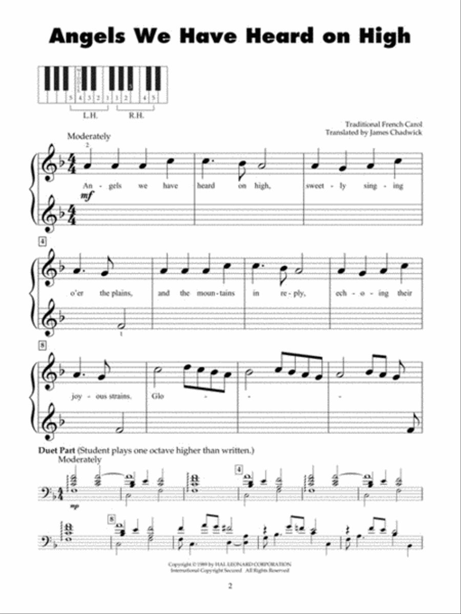 Christmas Carols Christmas Carols Piano scores gallery preview page 3