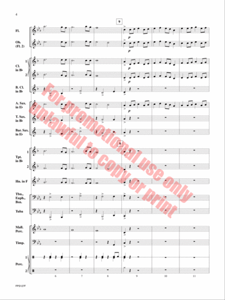 Thunderstruck Thunderstruck Concert Band scores gallery preview page 5