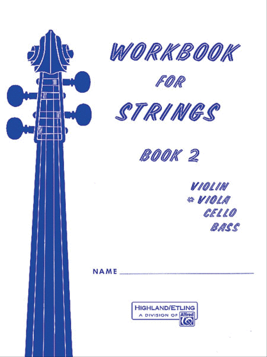 Workbook for Strings, Book 2 Chamber Orchestra scores gallery preview page 1